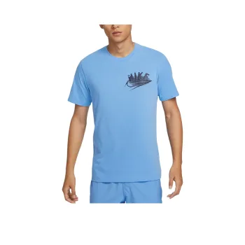 Nike Clothing T Shirts Men Blue