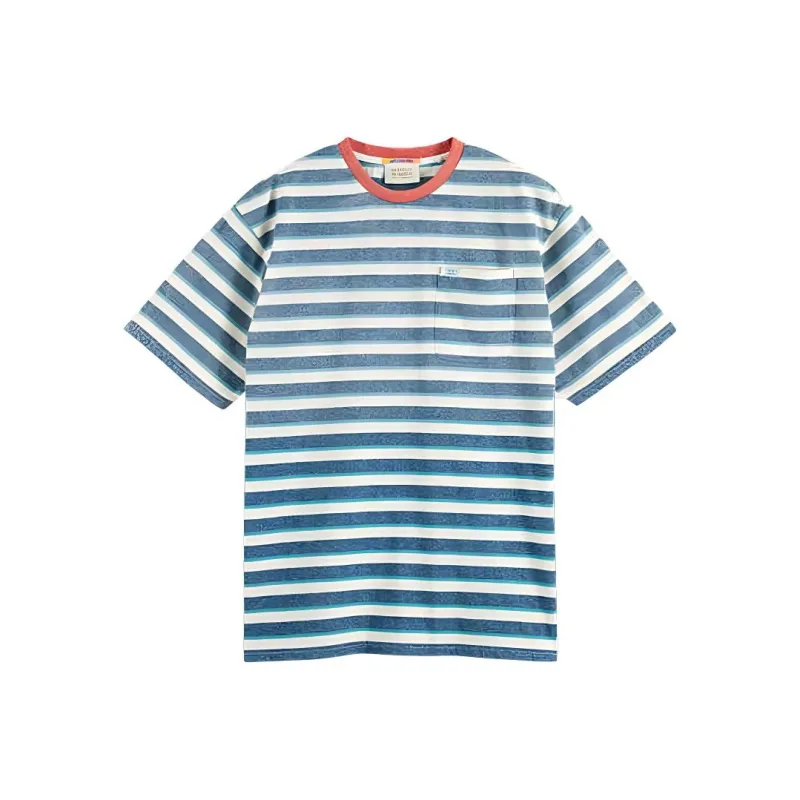 Scotch&Soda SS24 T-Shirt Men's Stripes-0