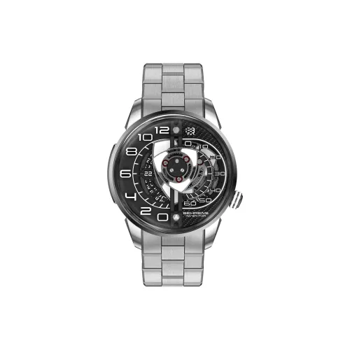 BEHRENS 오토매틱 메커니컬 무브먼트 남녀공용 로터 컬렉션 중국 시계 42MM 블랙