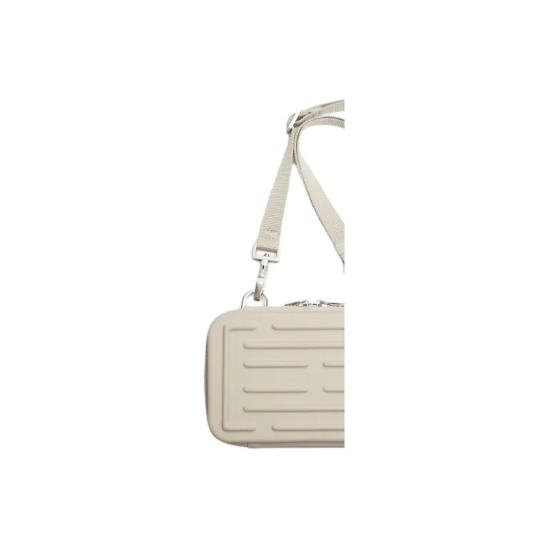 ZARA Plastic Small Square Bag Shoulder Bag Crossbody Bag Men's Pearl Gray-3
