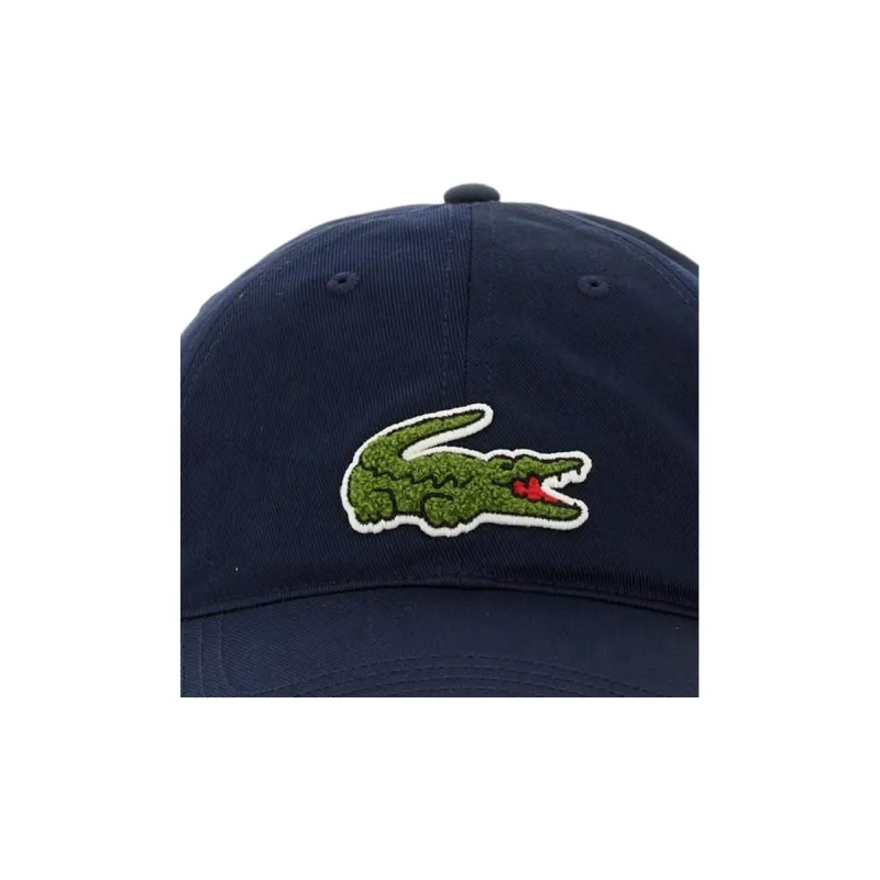 LACOSTE Cotton Baseball Caps Men's Blue-1