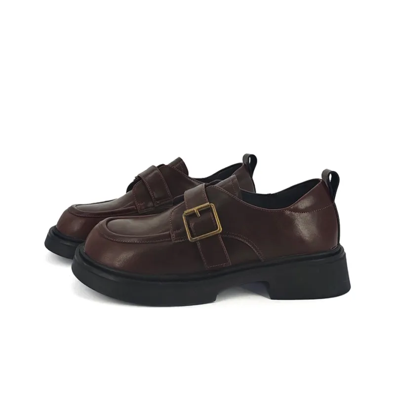 Xuanbaihui Loafers Women's Black/Brown-7