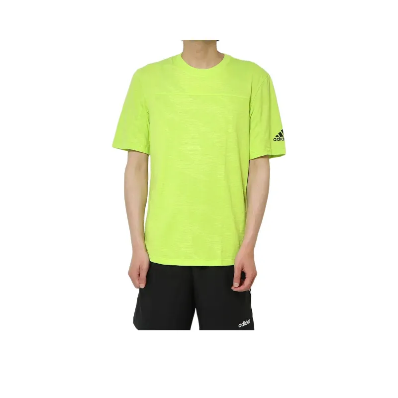 Adidas T-Shirt Men's Neon Green-0