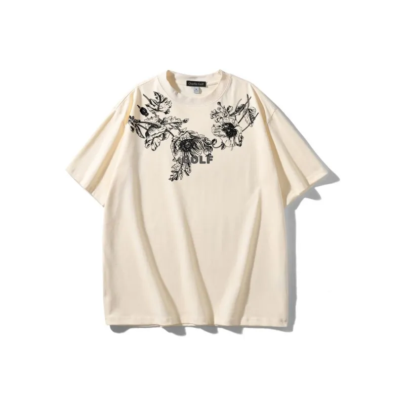 CHARLIE GOLF T Shirt Unisex Apricot-0