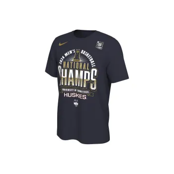 Nike UConn 2024 Men's National Champ Men's Nike College Basketball T Shirt