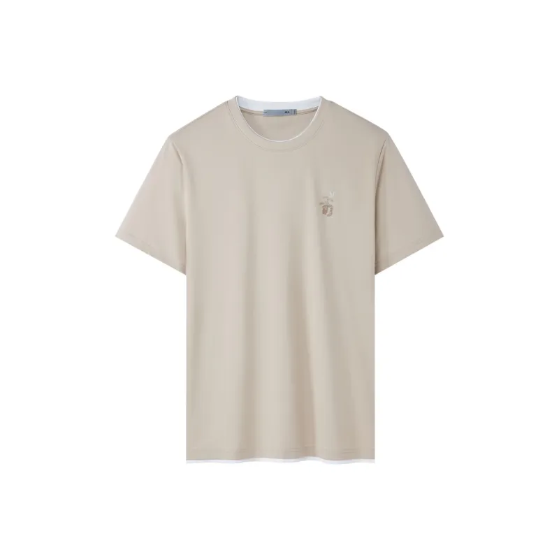 HLA The Mountain Is Not In The High Series T-Shirt Men's-0