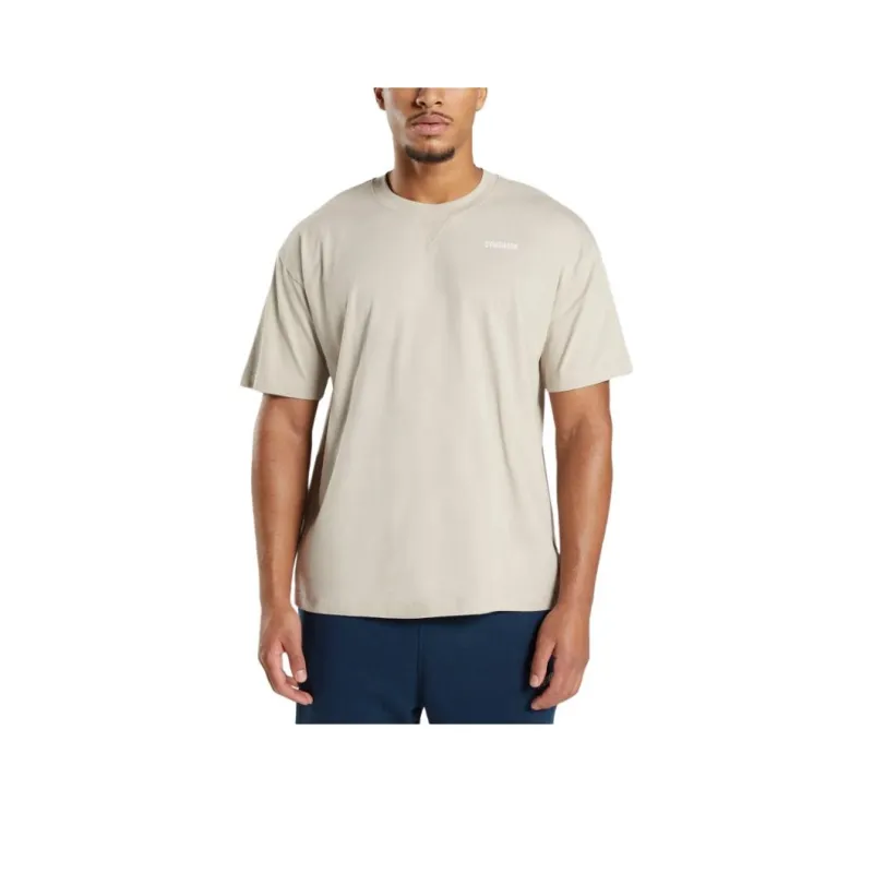 GYMSHARK Rest Day Sweats T Shirt Men's Pebble Gray-0
