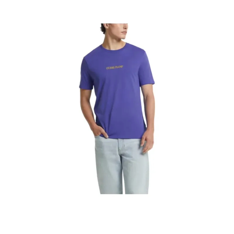 GUESS T-Shirts Men Purple-0