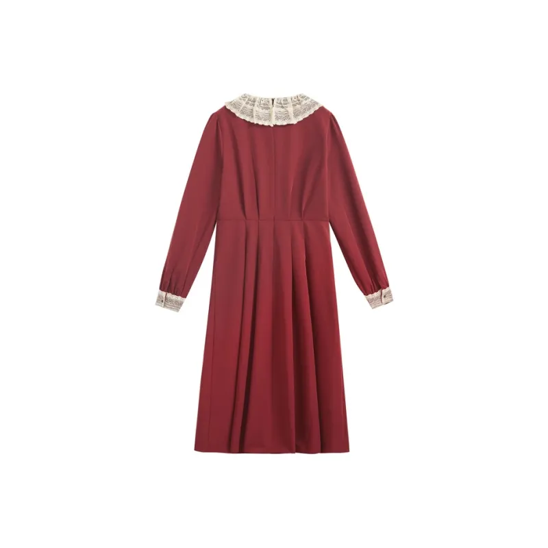 ZIHAN Long Sleeved Dresses Women's-1