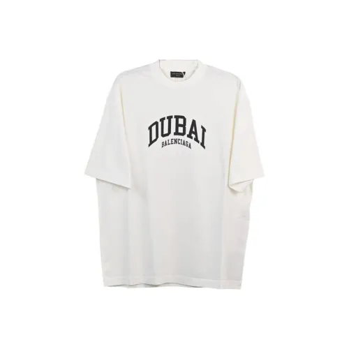 Balenciaga T Shirt Loose Fit Style Men
s White