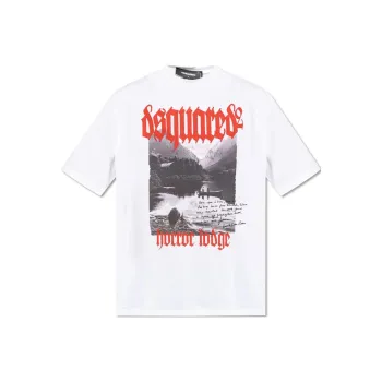 DSQUARED 2 Graphic Printed Crewneck T Shirt