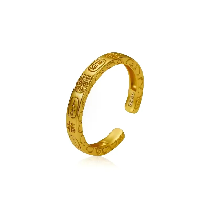 Celebrate The Great Blessing S925 Silver Rings Unisex-4
