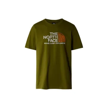 THE NORTH FACE RUST 2 T Shirt Men's Olive Green
