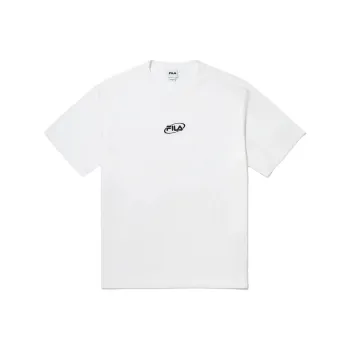 FILA T Shirts Unisex White