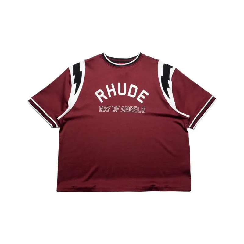 RHUDE Lightning Jersey T shirt-0