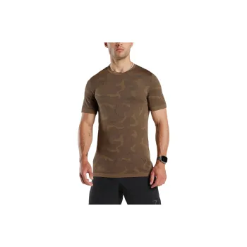 GYMSHARK SPORT SEAMLESS T-SHIRT T-Shirt Men's Fossil Brown
