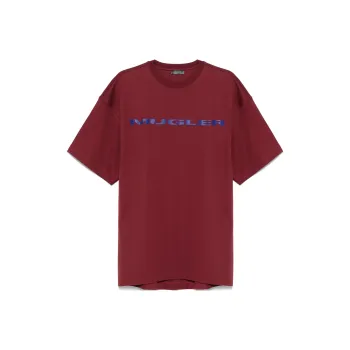 Mugler Logo appliqué T shirt