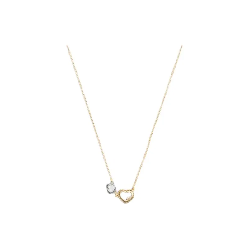 COACH Brass Plated, Cubic Zircon, Glass Necklaces Women's Gold-0