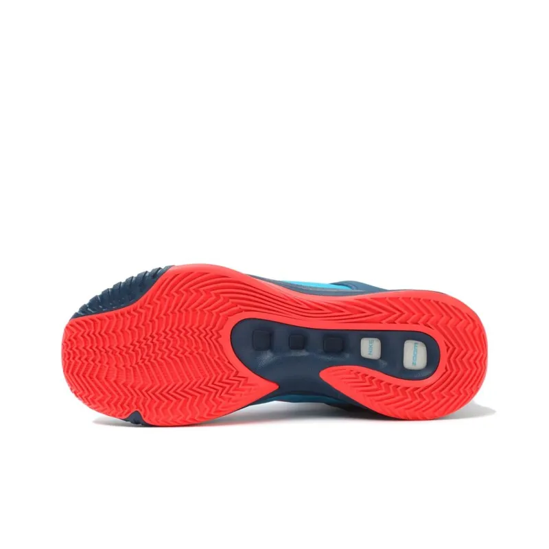Nike Hyperrev 2015 Anti Slip Wear Resistant Mid Top Basketball Shoes Men's Blue-5