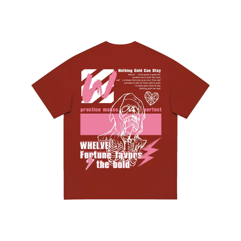 WHELVE Short Sleeved T Shirts Unisex-6