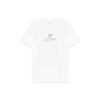 C.P.Company Logo print T shirt