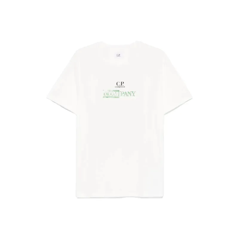 C.P.Company Logo print T shirt-0