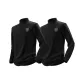 [2 Pcs Washable]Black (Ma Golden Snake Rich Overnight Chest Logo)+Black (Ma Golden Snake Rich Overnight Chest Logo)