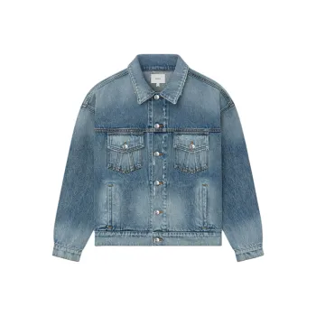 RHUDE Dropneck Denim Trucker Jacket