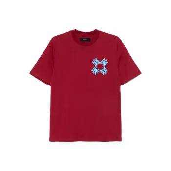 AMIRI Ma Quad Logo Printed Crewneck T Shirt