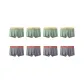 8-Pack (Dark Gray 4+Pea Green 4)