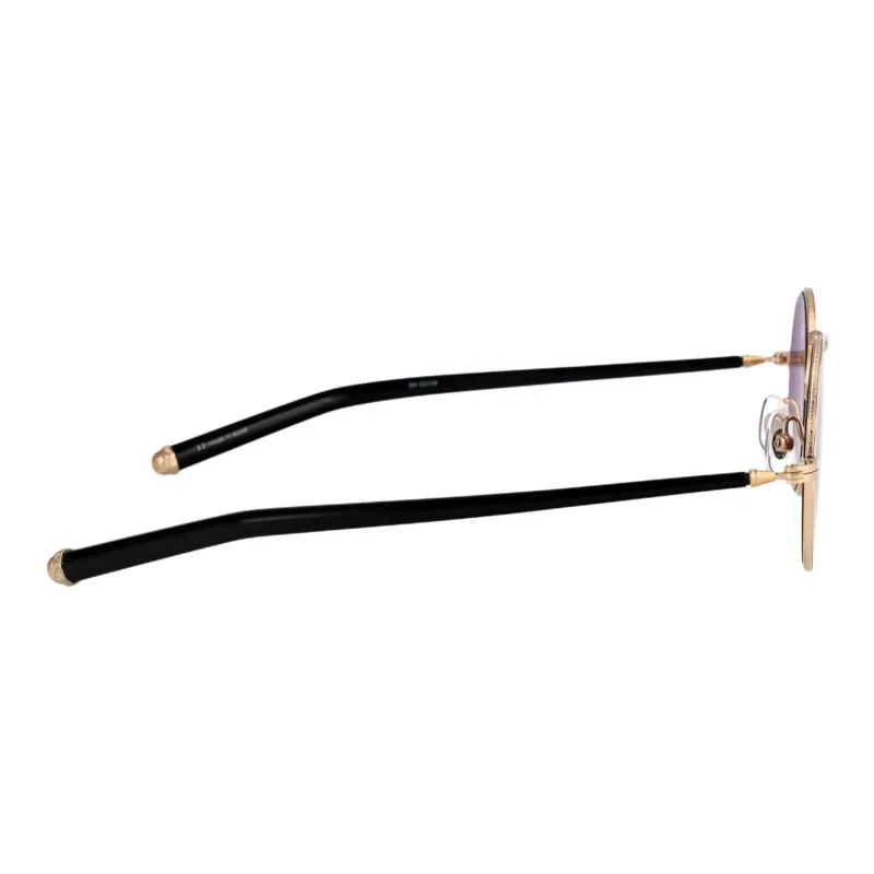 Matsuda Metal Round Sunglasses Unisex Gold-2
