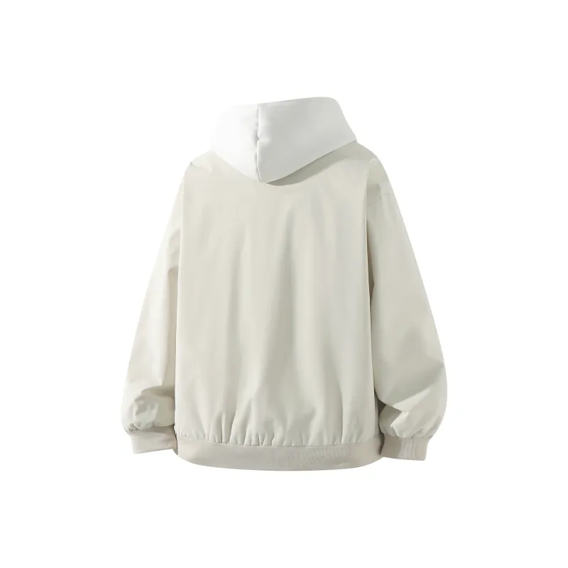 TITH Jackets Coats Unisex Burgundy-5