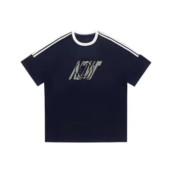 NOMT T Shirts Unisex Navy Blue