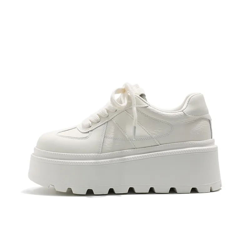 MIS. DANNY Low Top Skateboard Shoes Women's Ecru-0