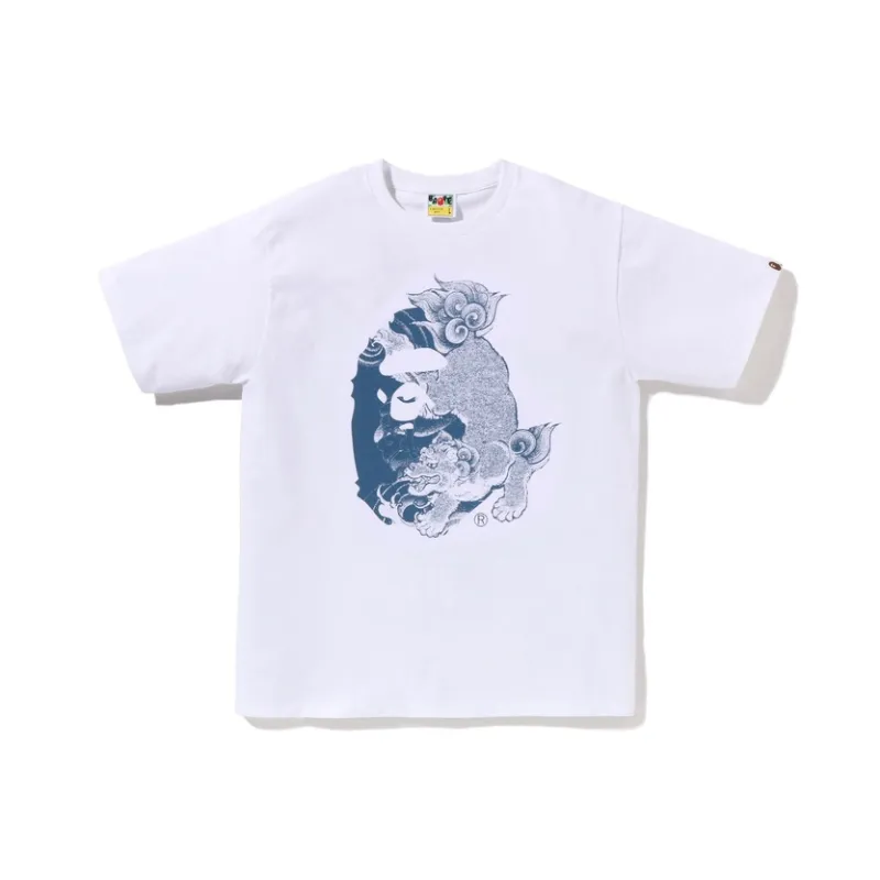 Bape A BATHING APE Japanese Tattoo Big Ape Head Tee-5