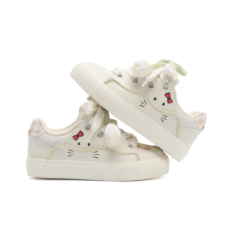 ALI THE FOX Slip Resistant, Abrasion Resistant, Lightweight, Breathable Low Top Skateboard Shoes Women's-25