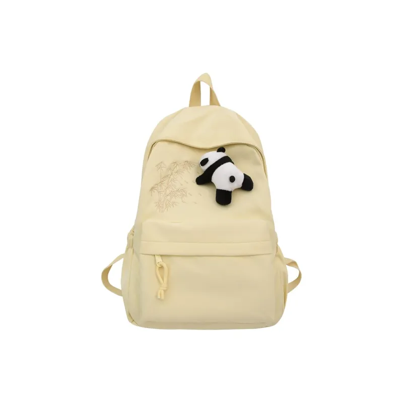 URBAN FOREST Nylon Backpack Unisex Ecru/Black/Pink/Light Yellow/Light Green/Light Blue-10