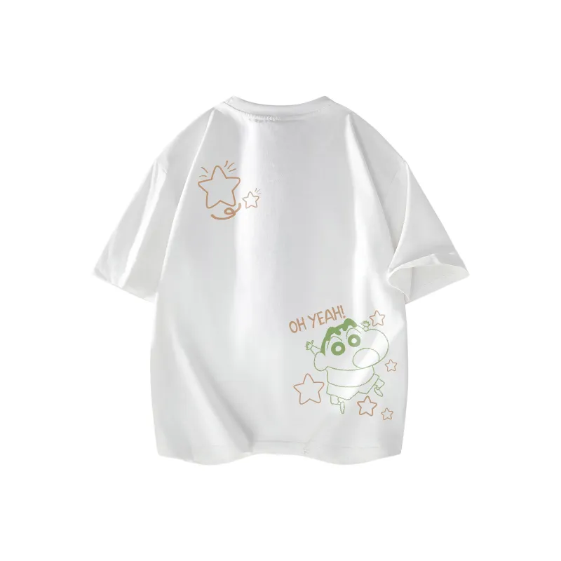 Crayon Shinchan Short Sleeved T Shirts Unisex-3