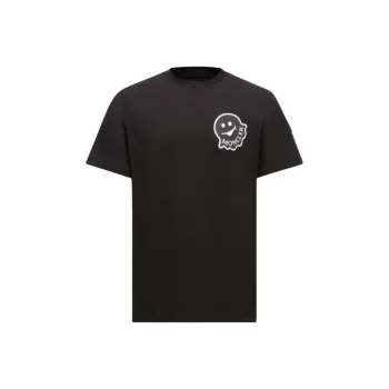 Moncler Logo Printed Crewneck T Shirt