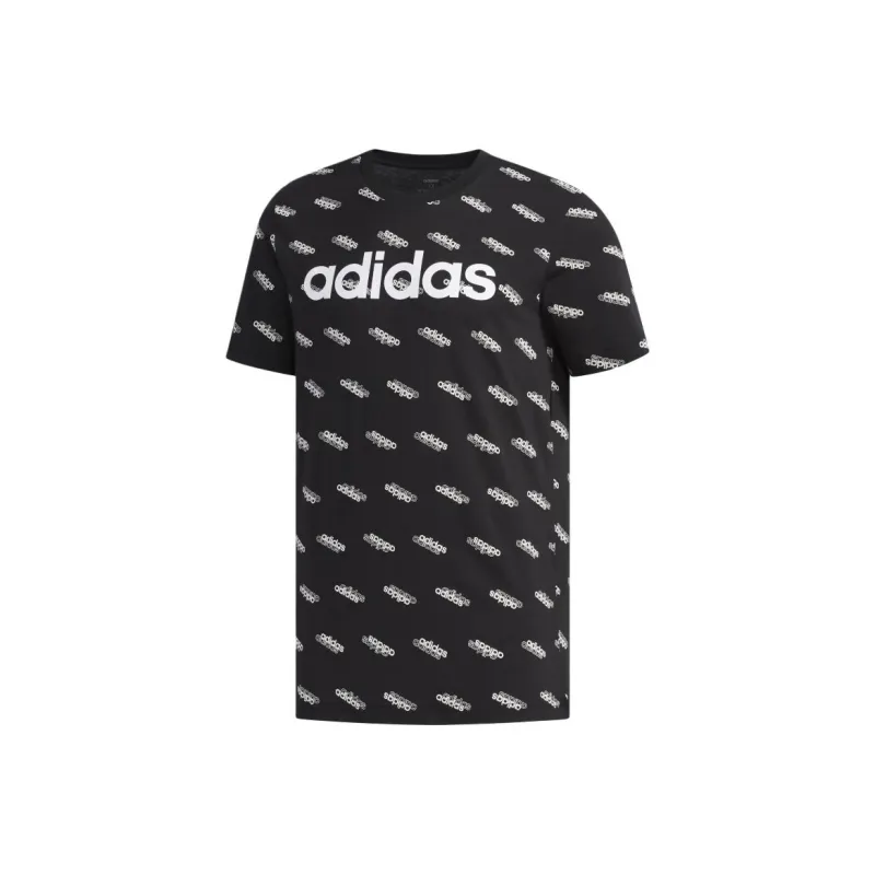 Adidas T-Shirt Men's Black/White-0