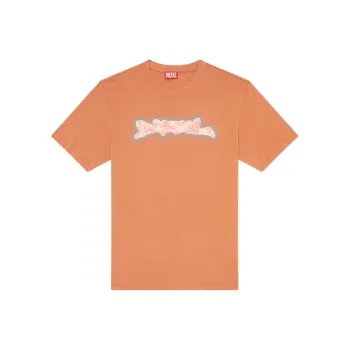 DIESEL T-Shirts Men Orange