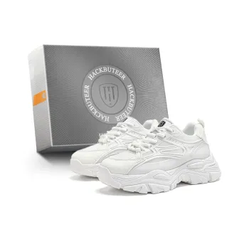 HACKBUTEER Ice Blockage Collection Low Top Chunky Sneakers Unisex Box