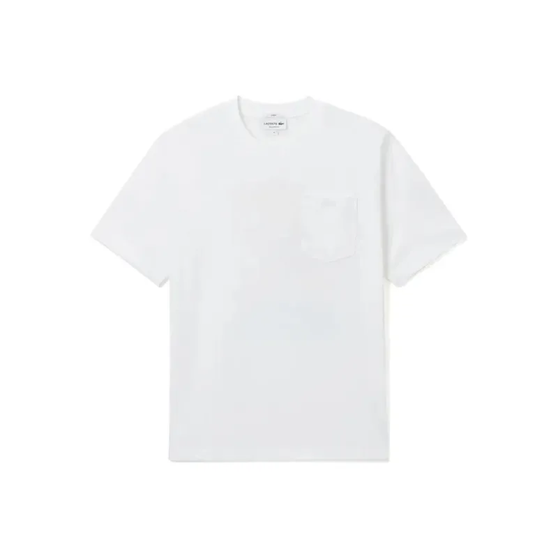 LACOSTE Summer Vitality Series T Shirts Unisex White-0