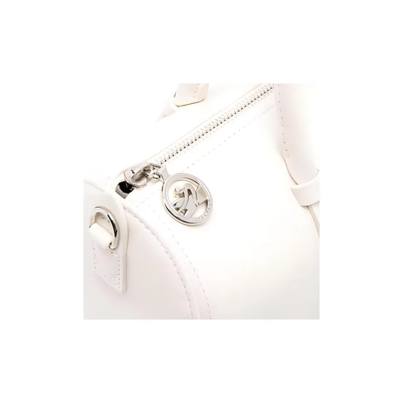 LONGCHAMP Logo debossed Leather Tote Bag-3