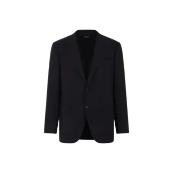 Zegna Business Suit Men's Black