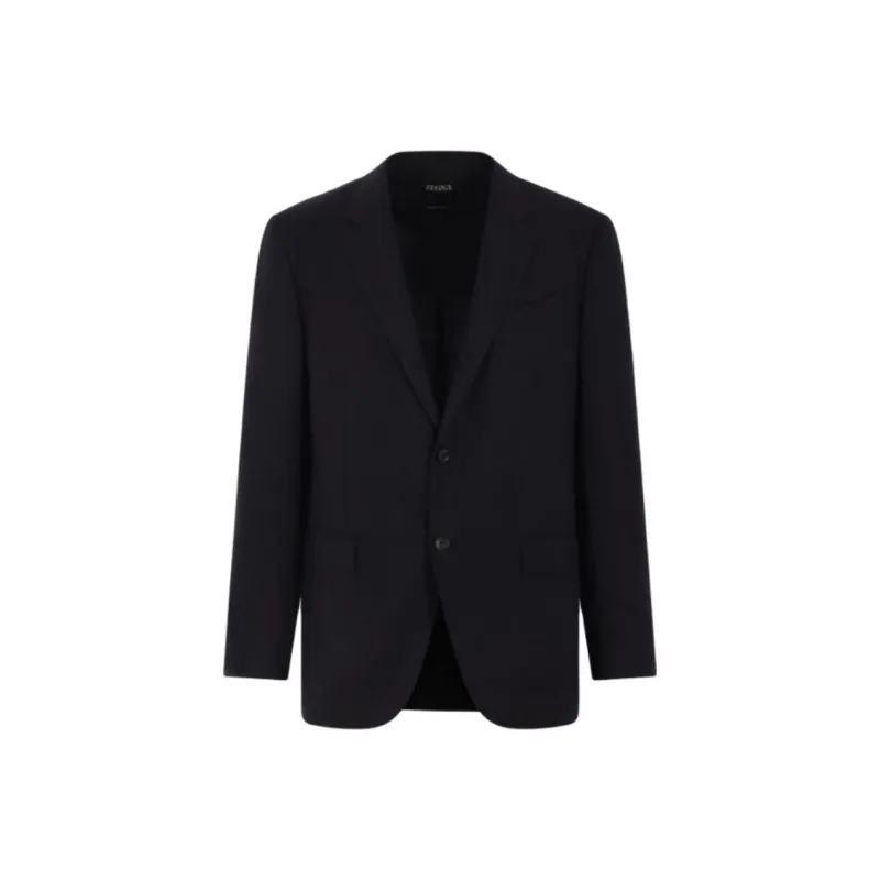 Zegna Business Suit Men's Black-0