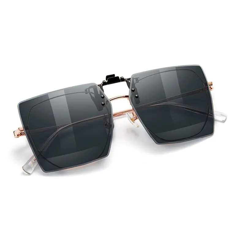 HELEN KELLER Metal Irregular Shape Sunglasses Unisex-3