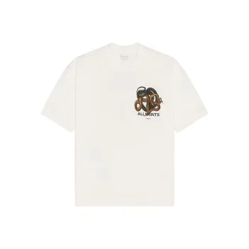 ALLSAINTS Graphic Snake Print Tee