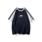 Navy Blue & Heather Gray