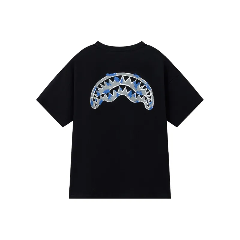 SPRAYGROUND Crew Neck Short Sleeved T Shirts Unisex-6